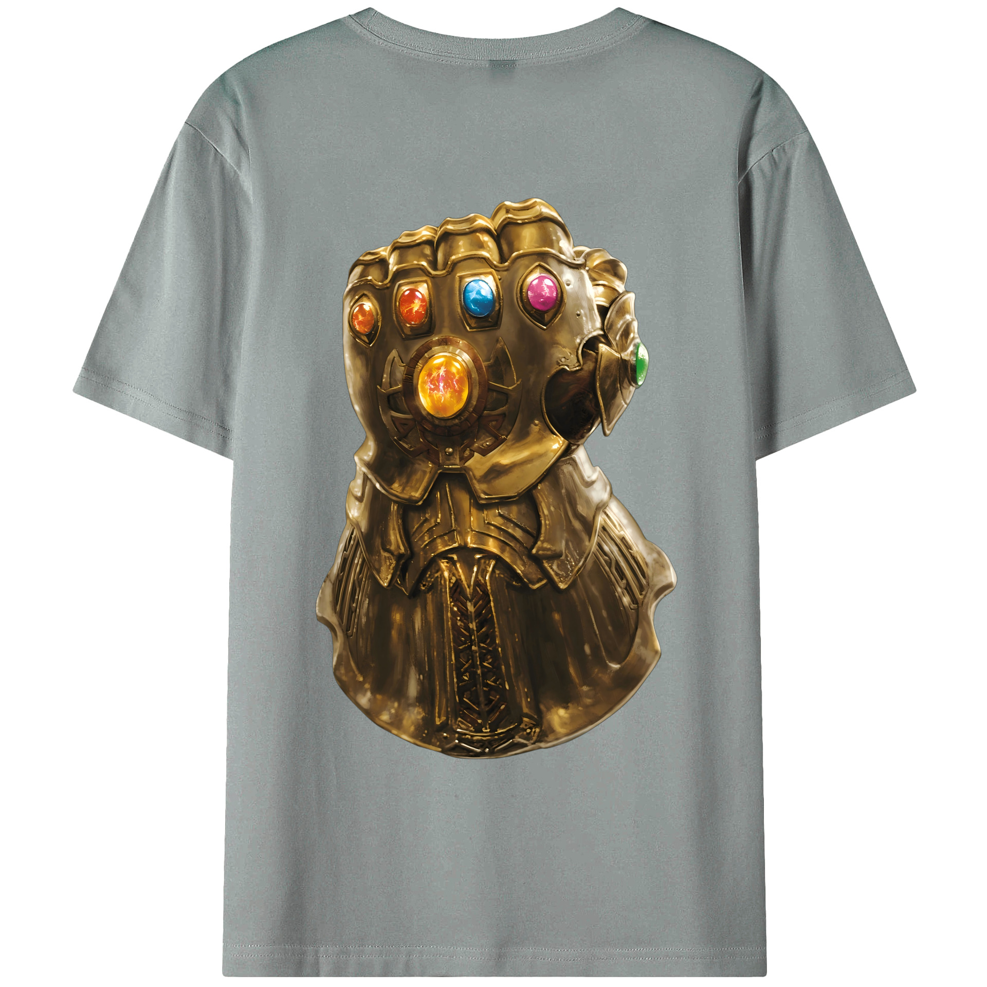 （画像用） アベンジャーズ The Avengers 綿100％ メンズ半袖Tシャツ（バックプリント） 通気性